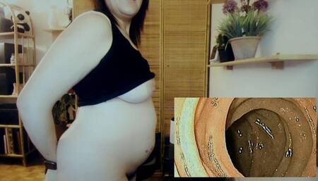 Endoscope Trip In My Ass Farts & Anal Orgasm With Contractions - Extreme Medical Vore 1080HD