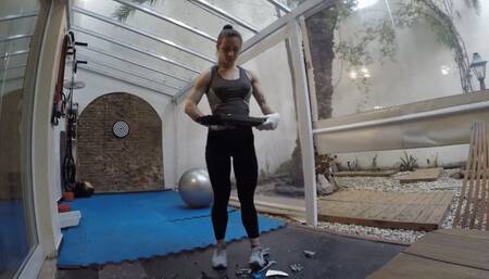 Musical keyboard destroyed by Mora WMV HD CAMERA 2