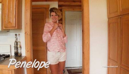 Penelope 5 Minute Strips Nude Display & Tease