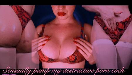 Annihilate those braincells and sensually pump MY destructive porn cock!