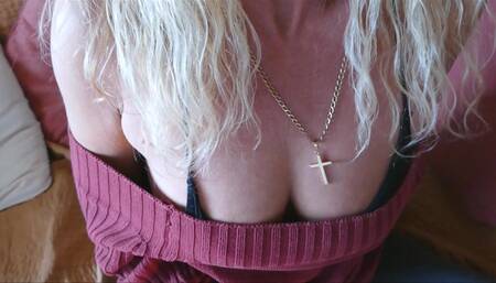 CFNM POV handjob and CIM