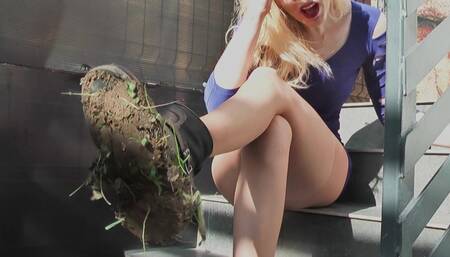 you  know this  gona  be your lucky  day  becouse  I will  feed your addiction for... Louboutin stilettos NOT  you are  Not worthy   for them,  you  havent  worshipped me  enought  but you  will  are still  lucky  becuuse you  will  worship   my  boots