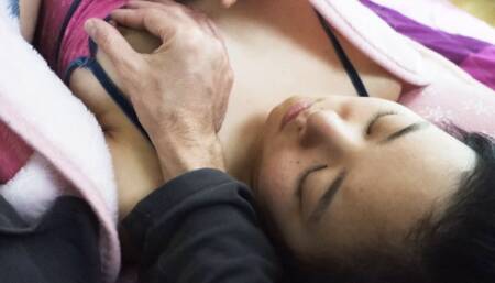 Shy girl exposed, fingered and fucked