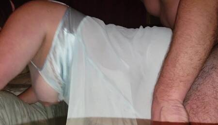 Sexy BBW a night of fucking finished by squirting all over the camera