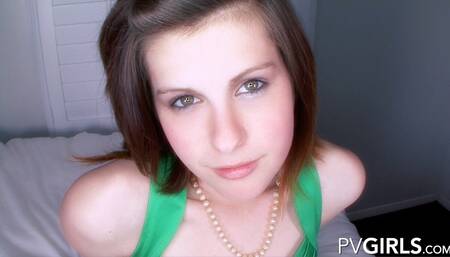 Kelsey : Cute Teen StudentÂ Fucked and Fed Hot Cum