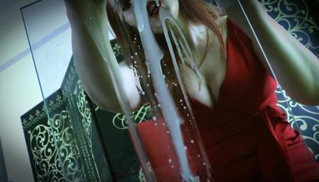 FEEDING MY CUM SLUT HUBBY ON VALENTINE 'S DAY