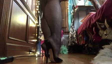 Black Fetish Shoes Blooper