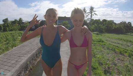 Hidden canyon with Joy