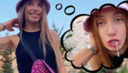 Skilled Blowjob from Spirite Moon in Public Park Make Him Cum in 2 min - Bunny Rabbits