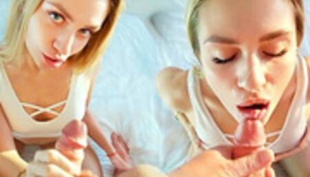 BJ he poured cum all over her face-LuxuryMur