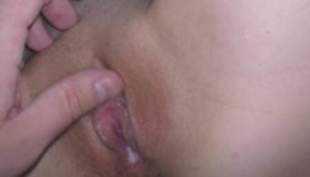 I cum in pink pussy of my friend's skinny stepdaughter, while he went to the store! 18 y.o.