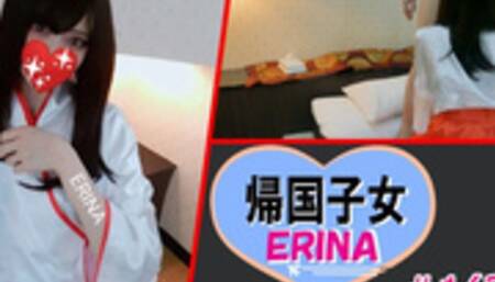 [ERINA1]Shrine maiden clothes japanese school girl creampied with no birth control [2/2]