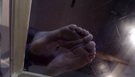Feet On Glass