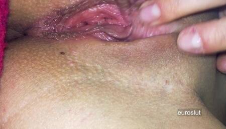Euroslut Private Video: Asshole Throbbing Slut Sneaky Masturbation