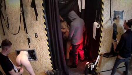 Teen & Mom Get Fucked in Glory Hole