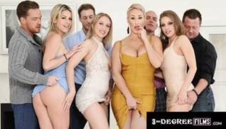 3rdDegreeFilms - Swinger Party Gone Wild With Plenty Of Cowgirl Fuckin - Britney Amber