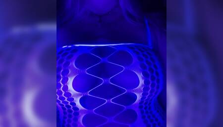 Big Tits in Black Light