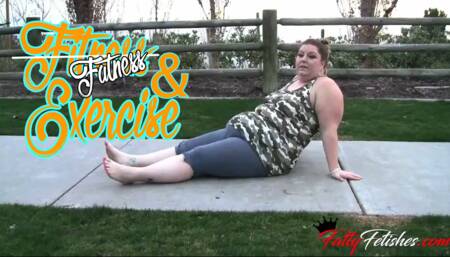 Fatness & Exercise Public Fitness BBW MILF