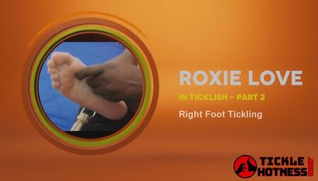 twitches and jerks her foot in delight. This is that ticklee who many ticklers have been dreaming of. The sweet