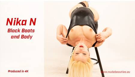 Nika N - Black Boots and BodyÂ 