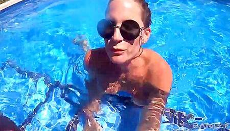 Leidy De Leon Calls Up A Fuck Buddy For A Poolside Bang P1