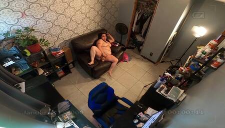 Sexy BBW Caught on Hidden Camera