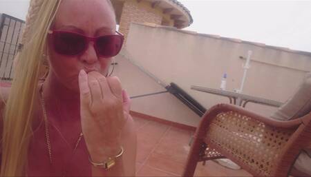 Wee selfie outdoor playtime