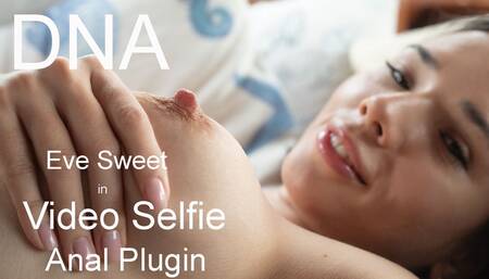 Super hot model Eve Sweet with anal plugin