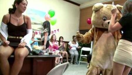 Alaina Brooke's CFNM Fiesta With Big Dick Male Strippers!