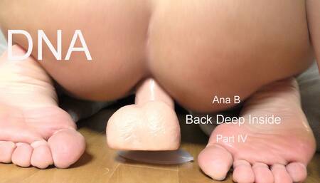 Hot and cute Ana B having big toy in her ass