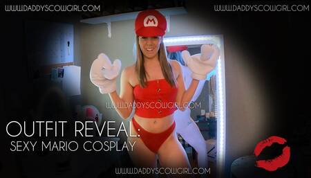 Outfit reveal: Sexy Mario cosplay