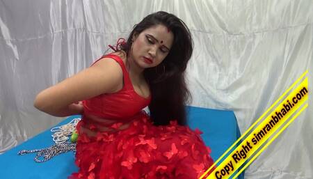 Tied up simran bhabhi fucked hard in bed room part 1