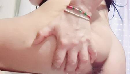 Gorgeous Estela loves masturbates with the corner of the table