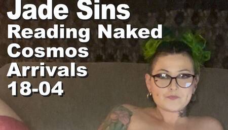 Jade Sins reading naked The Cosmos Arrivals