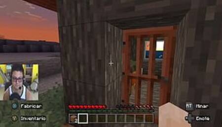 mi primera vez jugando minecraft