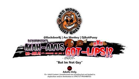 Clips On My Ass Lips for the Bros ( ANGLE 1&2 OF 2 ) - I got a fat asshole so this is how I Masturbate these days! - Ass Monkey