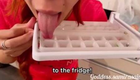 The giantess Samira: My house invaded by tinys! . Ultra sexy vore and feet (Trailer)