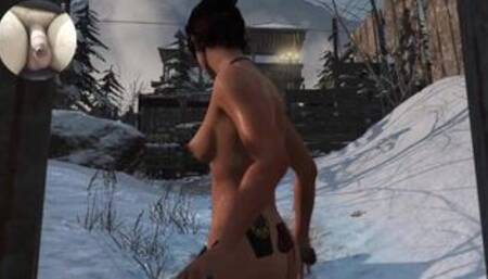 RISE OF THE TOMB RAIDER NUDE EDITION COCK CAM GAMEPLAY #13