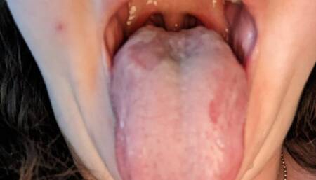 Showing you my uvula while singing ahh in different keys