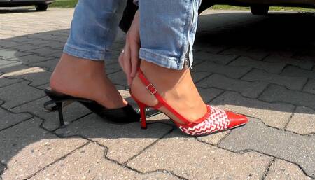 naj23 Jenny with her red slingbacks (mp4-FHD)
