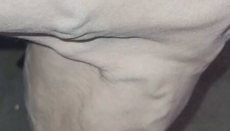 Up close veins in Mary Jane heels