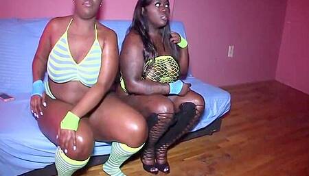 Coozhound - Princess & Kitty Black - Ebony Bbw Bbc Fuck Par P1