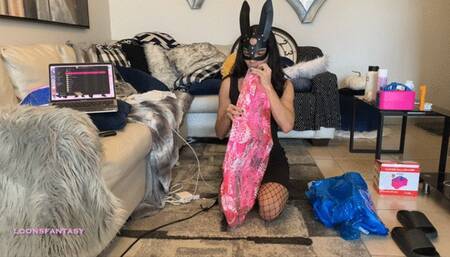 Blowing and spitting my inflatables