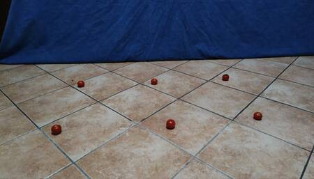 smashed lttle tomatoes