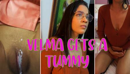 Velma gets a big tummy