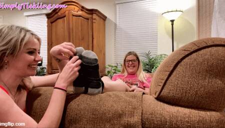 Kendra Lynn's Socks to Barefeet Tickled by Kody Evans HD WMV