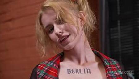 Skinny babe Berlin was punished! Daddy's back.... NRX140