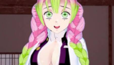 Mitsuri Kanjori Gets Fucked by Tanjiro Kamado Until Creampie - Demon Slayer Anime Hentai 3d