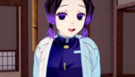 Shinobu Kocho Gets Fucked by Tanjiro Kamado Until Creampie - Demon Slayer Anime Hentai 3d Uncensored