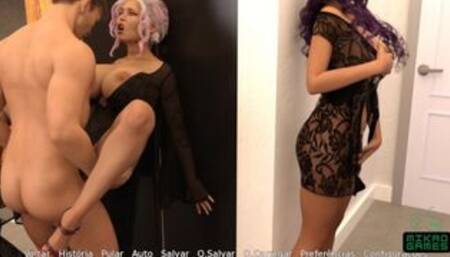 My employees family ep 12 Zoey pegou sua Sogra e Amante Fudendo